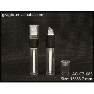 Transparent&Empty Plastic Round Lip Gloss Tube AG-C7-K83, AGPM Cosmetic Packaging , Custom Colors/Logo